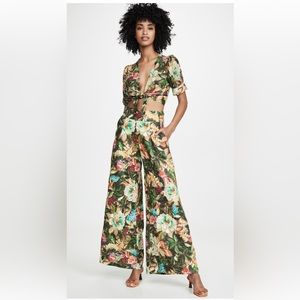 Farm Rio garden dreams wide leg trouser and matching top
